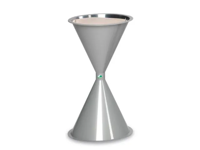 Staande Asbak Recyclebaar Kunststof Hxd 722x420mm Zilver