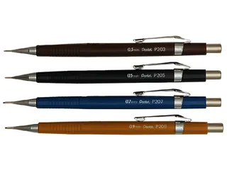 Vulpotlood pentel P205 0.5mm zwart - 2