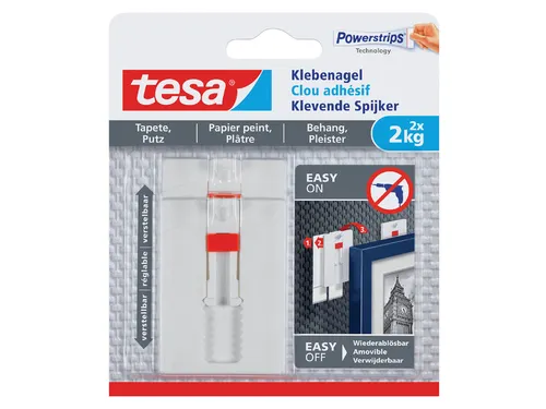 Klevende spijker Tesa behang en pleisterwerk verstelbaar 2kg
