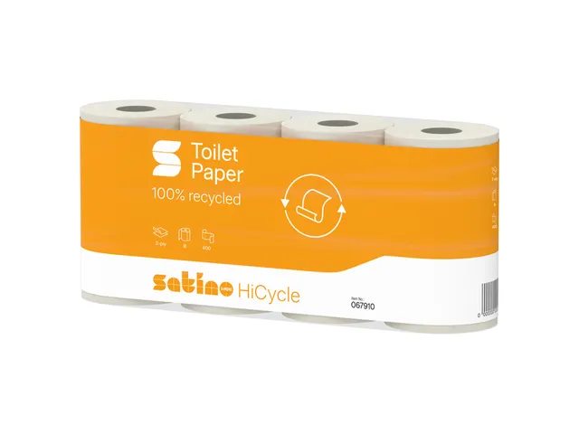 Satino HiCycle Toiletpapier MT1 2-laags 8 rollen