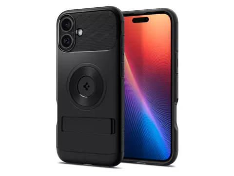 Spigen Slim Armor MagSafe iPhone 16 Plus hoesje zwart