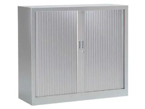 Roldeurkast Aluminium 4 Legborden 136 cm