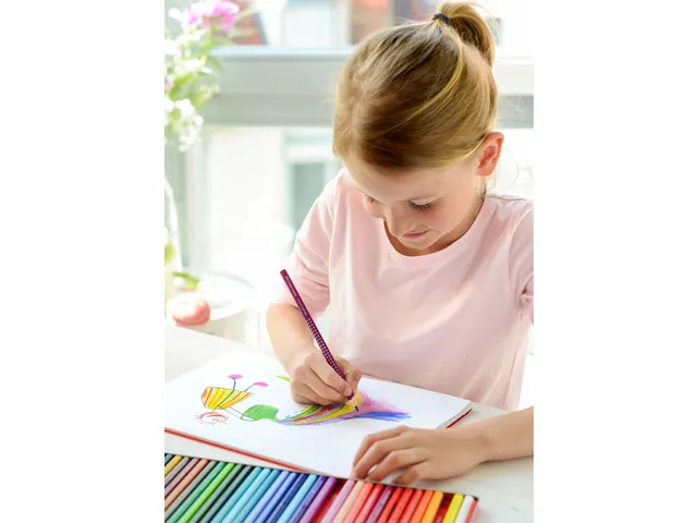 Crayon couleur Faber-Castell Grip 2001 etui 36 pcs