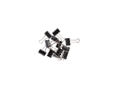 Papierklem MAUL 215 foldback 19mm capaciteit 7mm zwart
