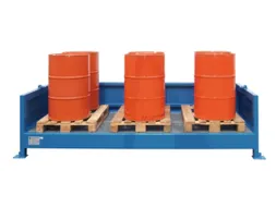 Vatencontainer 830x6200x1390mm Max. 20x200l 1 Vakniveau 2x450l