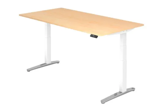 bureau assis-debout à régl. de haut. élec. HxlxP 650-1290x2000x1000
