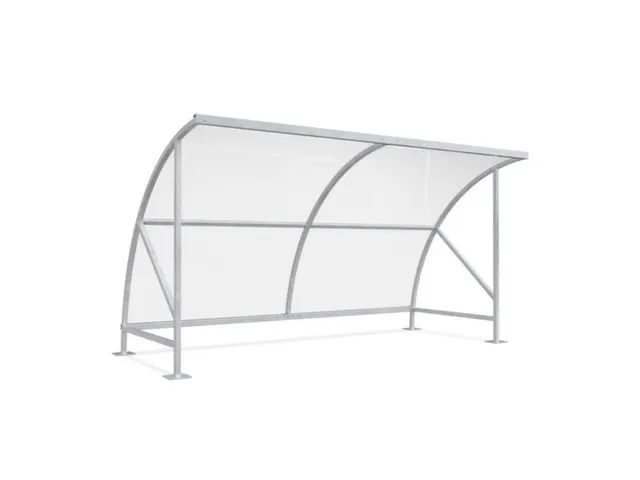 abri pour cycles,HxlxP 2290x4130x2180mm,toit polycarbonate
