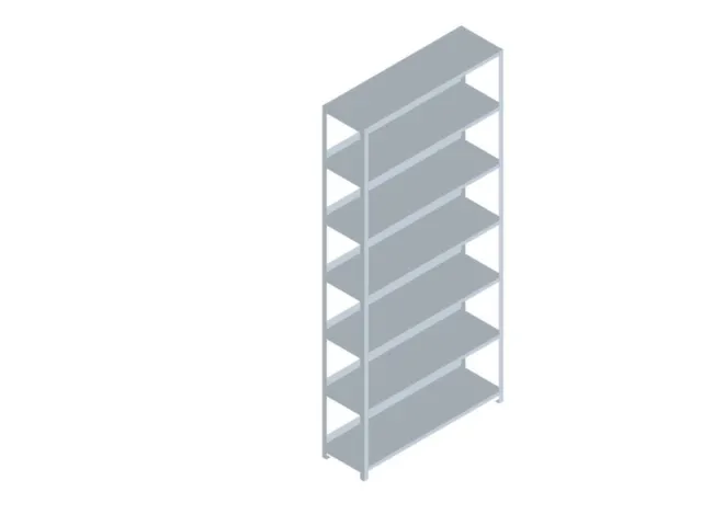 dossierstelling,grondveld,HxBxD 2200x1000x300mm,vaklast 60kg