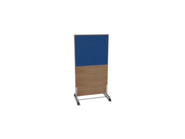 scheidingswand,HxB 1545x800mm,NT-cherry,BN6016-blauw