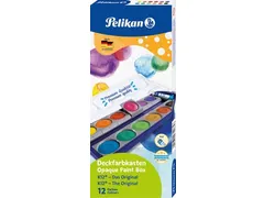 Pelikan Verfdoos Plakkaatverf 12 Napjes