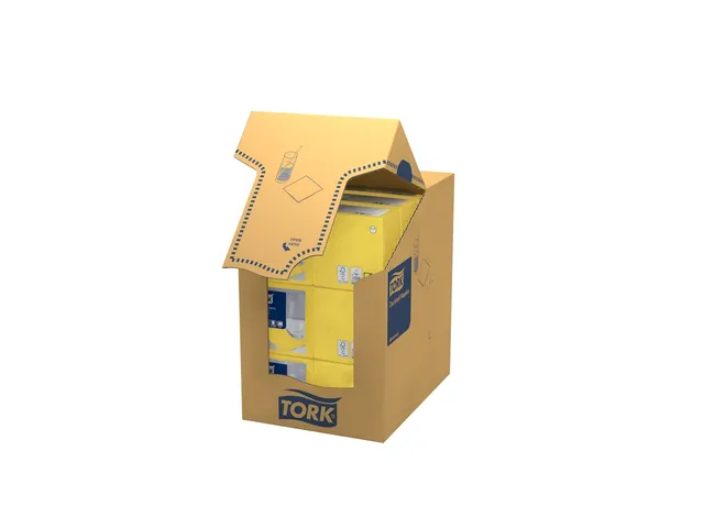 Tork 477823 Cocktailservet Advanced Geel 24x24cm