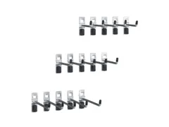 Assortiment De Supports P. Plaque De Rangement Perforée 15 Pièces