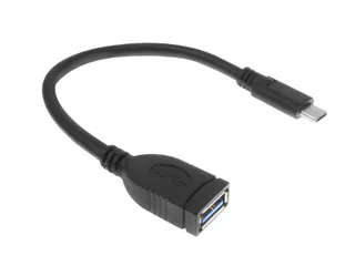 Kabel ACT USB 3.0 OTG USB-C male naar USB-A female - 1