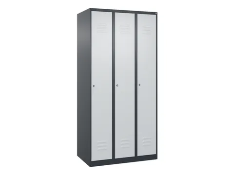 locker voor scheiding van kleding,HxBxD 1850x900x500mm,3vak
