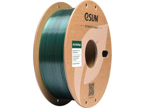 eSUN 3D printer Filament ePLA-Silk Magic 1,75mm Zwart/Groen 1kg