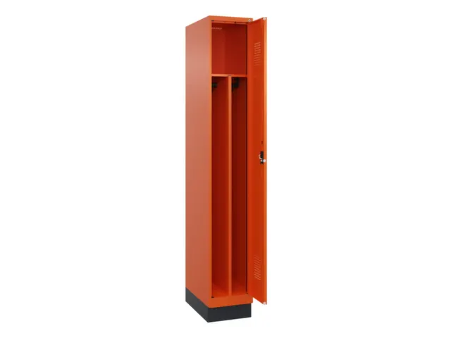 locker voor scheiding van kleding,HxBxD 1950x300x500mm,1vak