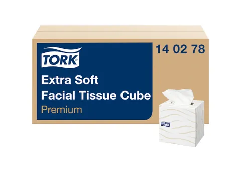 Tork 140278 Facial Tissues Kubus Extra Soft Premium 2-laags 100 vel