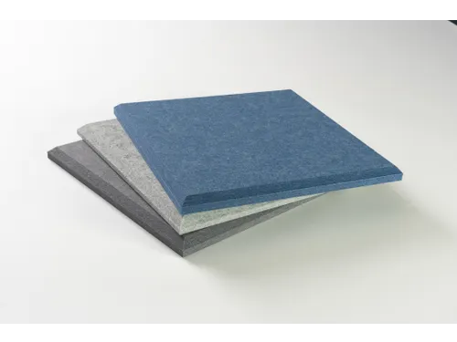 Akoestische PET-vilt wandtegels 30x30cm Combi Blauw 24 Stuks