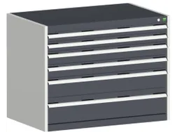 ladekast HxBxD 800x1050x650mm 6laden zware lasten RAL7035 RAL7016