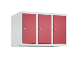 opzetkast,v. locker,3vak.,vak B 250mm,HxBxD 500x750x500mm,vleugeldeur
