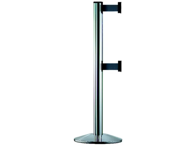 Afzetsysteem Chroom 1000x70mm 2 Afzetbanden Bandkleur Navy