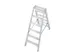 Escabeau Double Accès Aluminium Hauteur D'estrade 1 40M 2X6Marches