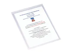 PK 10 zelfkl tas glad PVC 14/100 A4