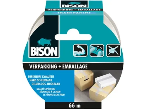 Verpakkkingstape, Ft 50 Mm X 66 M, Transparant
