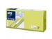 Serviette lunch 2 épaisseurs 33x33cm pli 1/4 vert citron