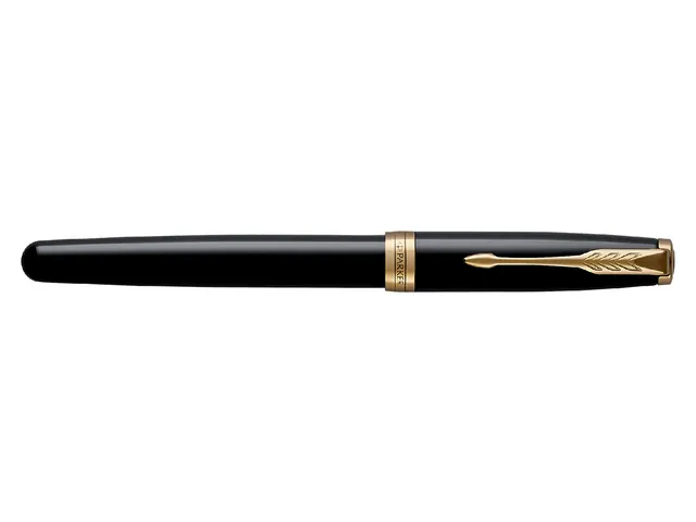 Rollerpen Parker Sonnet Black lacquer GT Fijn