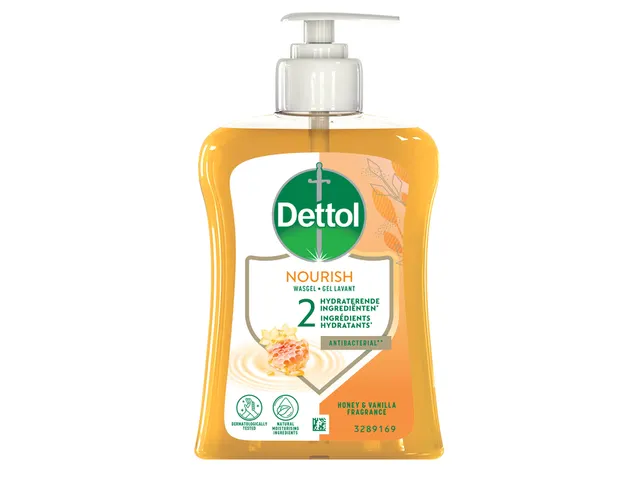 Dettol Handzeep Nourish Antibacterieel Honing & Vanille 250ml