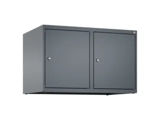 opzetkast,v. locker,2vak.,vak B 400mm,HxBxD 500x800x500mm,vleugeldeur - 1