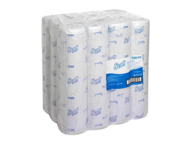 Drap d'examen Scott 7399 EXTRA 2 épaisseurs bleu 12 rouleaux
