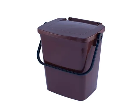 Afvalemmer Minimax Rechthoekig 7 Liter Bruin