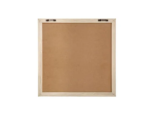 Letterbord Zwart 40x60cm licht houten frame
