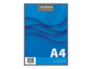 Schrijfblok Aurora A4 ruit 5x5mm 100 vel 60gr blauw - 1