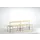 dubbele zitbank,HxLxD 770x2000x725mm,houten lijst,frame staal RAL7035