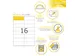 Etiketten universele labels A4 permanent 105x35mm Wit 1600 stuks