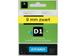 Labeltape Dymo 40918 D1 720730 9mmx7m zwart op geel - 2