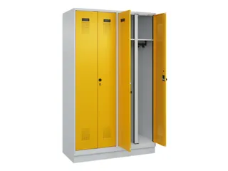 locker voor scheiding van kleding,HxBxD 1950x1200x500mm,4vak - 1