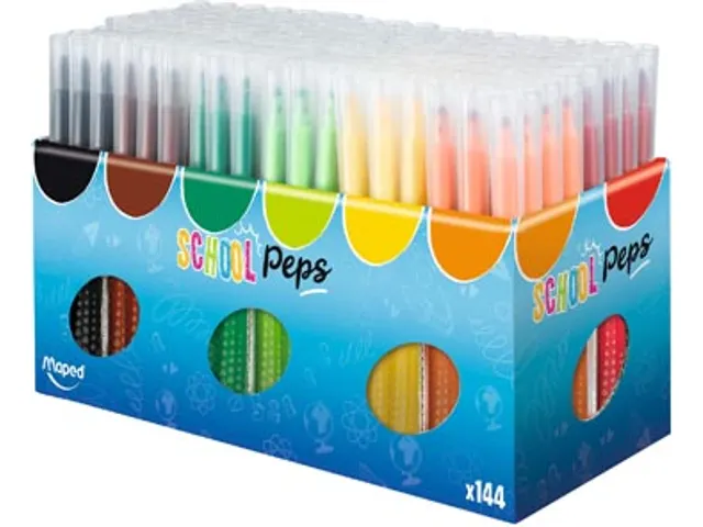 feutre Color'Peps, boîte de 144 pièces (classpack)