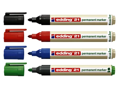 Viltstift edding 21 EcoLine rond groen 1.5-3mm