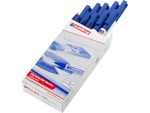 Cd marker edding 8400 rond blauw 0.5-1.0mm