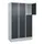 lockerkast,HxBxD 1950x1200x500mm,3x3vakken,vak B 400mm,cil.-slot