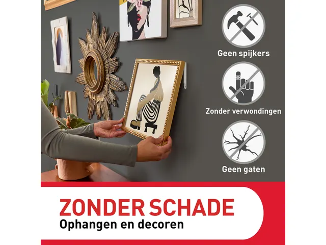 Bevestigingsstrip Command middelgroot klik vast 5,4kg zwart