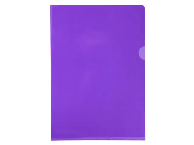 Zak Van 10 L-Mappen A4 0.13mm Gladde Pvc Sterke Kwaliteit Paars