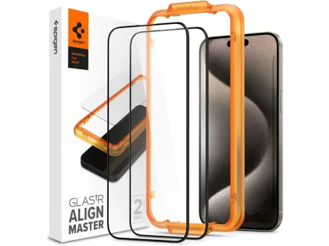 AlignMaster Apple iPhone 15 Pro Max Tempered Glass