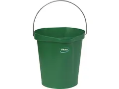 Vikan 56942 emmer 12 Liter met schenktuit Metaaldetecteerbaar Groen