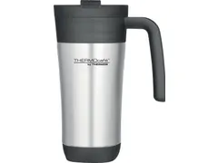 Reisbeker Thermocafé in inox, inhoud 425 ml