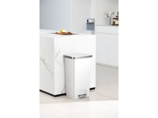 Hana 2 Pedaalemmer 45 liter Wit